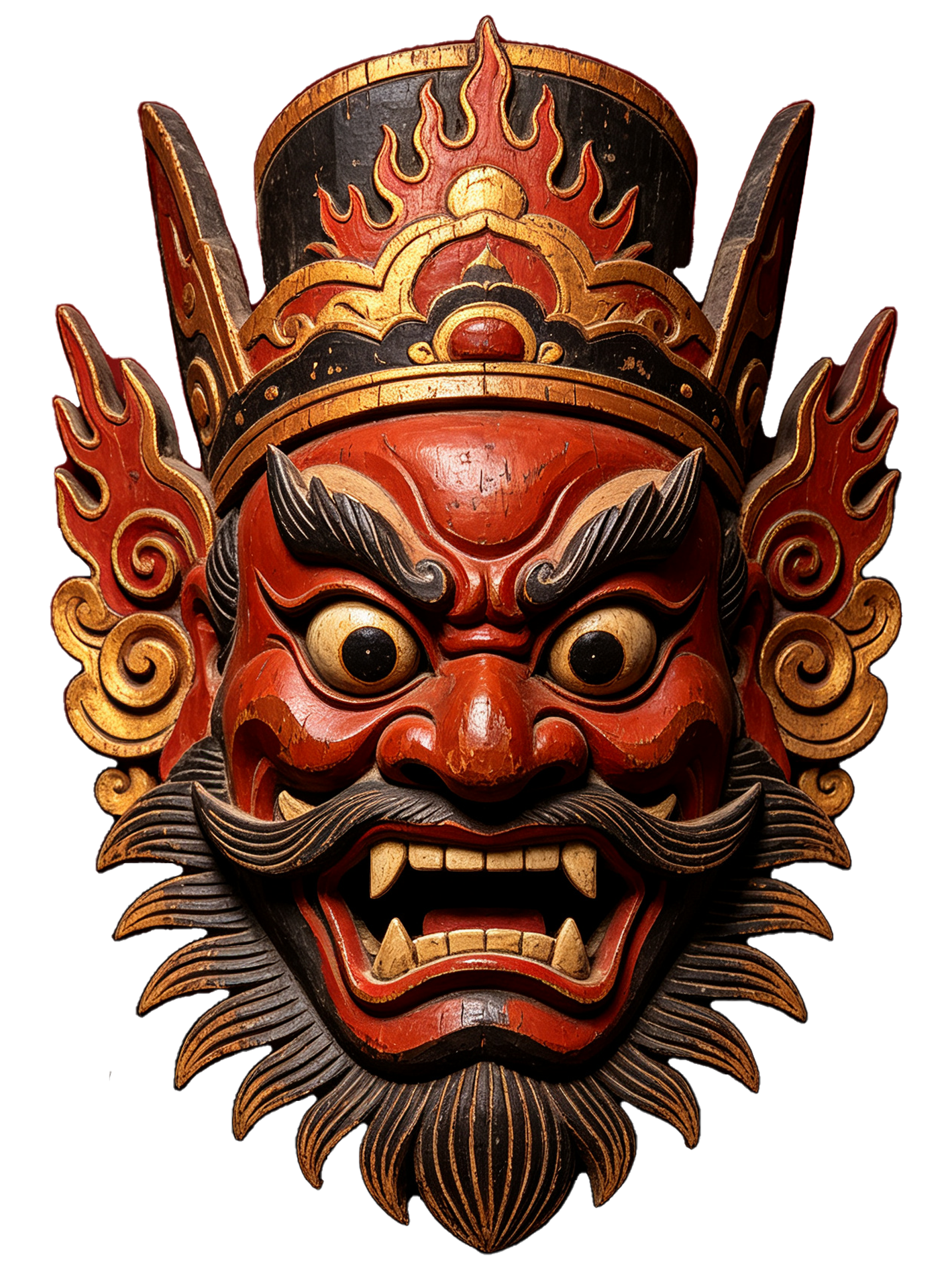 朱砂傩面